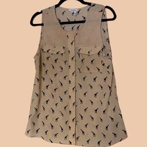 Womens sleeveless blouse
